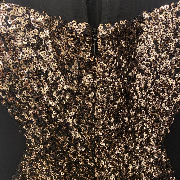 Aiden gold and black party dress - Picture 7 of 7